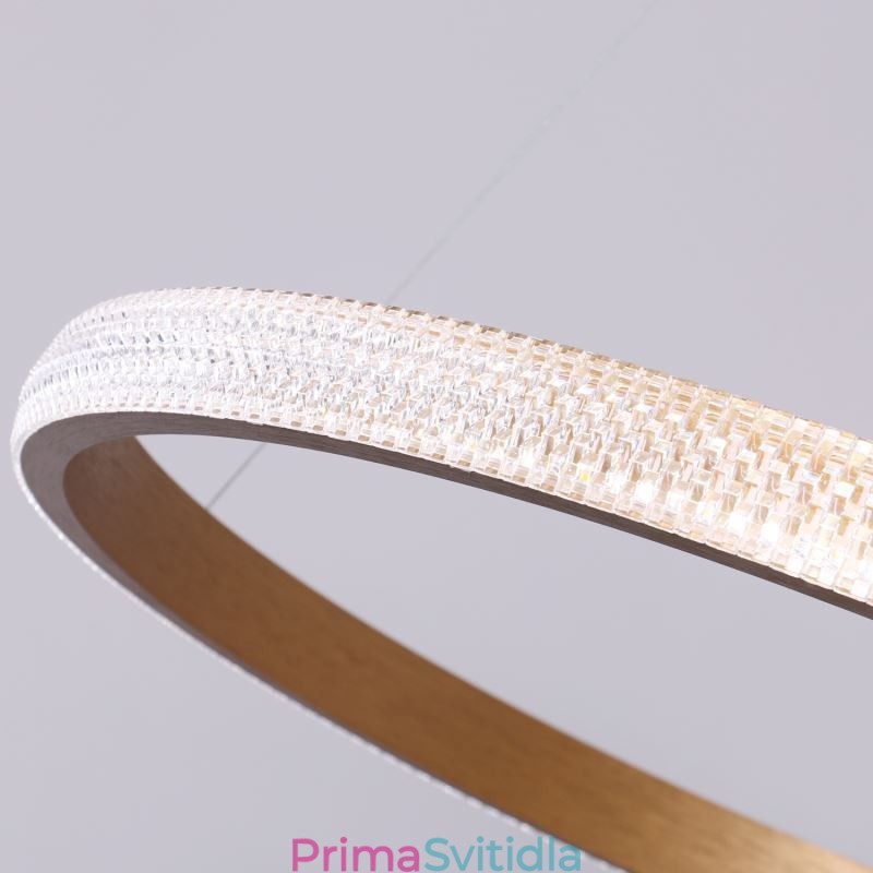 Kruhová závěsná lampa Minimalistické akrylové svítidlo