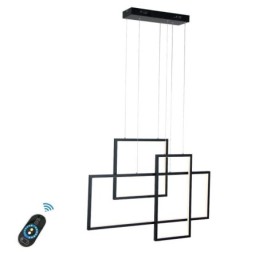 Severské závěsné svítidlo Geometrické čtvercové závěsné svítidlo