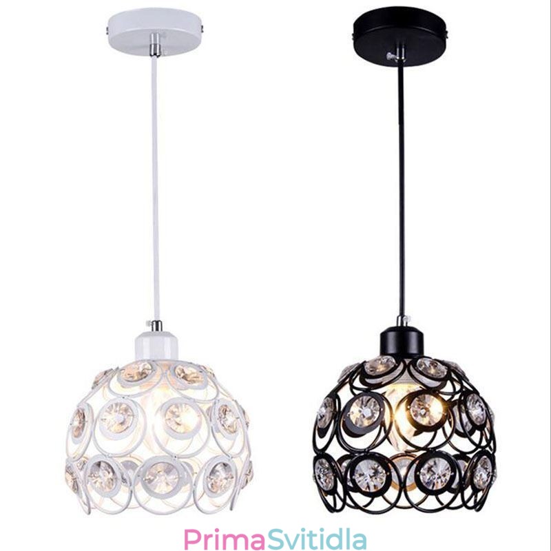 Duté křišťálové železné závěsné lampy ostrov nápady