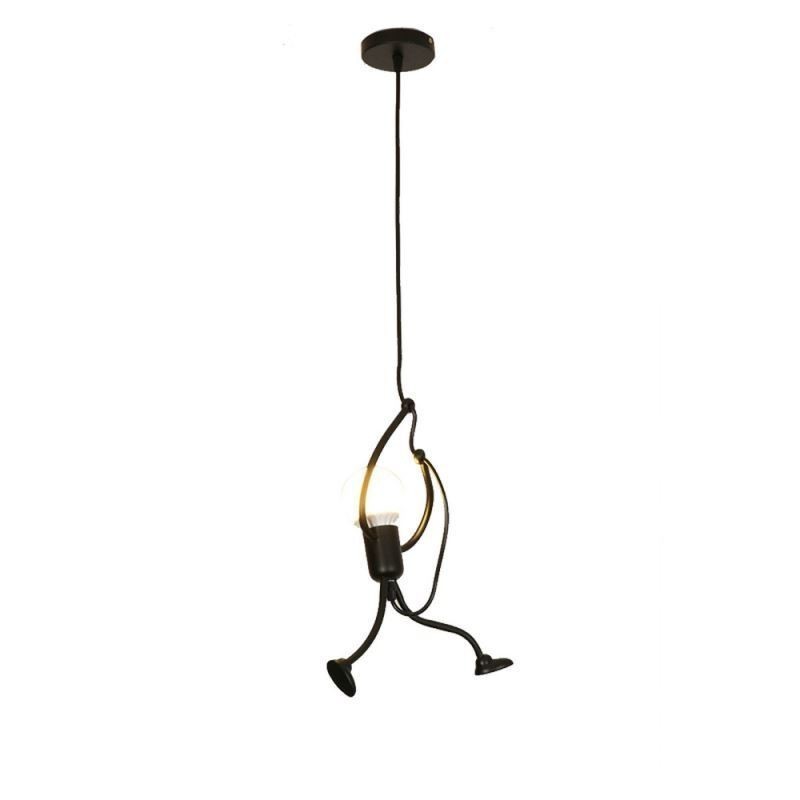 Moderní jednoduché závěsné světlo Little Man Shape Lamp Creative Light