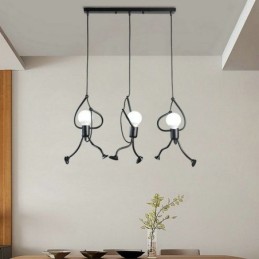 Moderní závěsné světlo Creative Little Man Tvar lampy Individuální domácí světlo