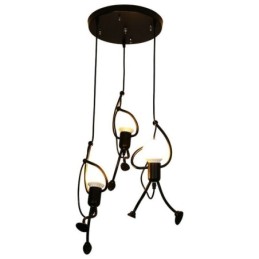 Moderní závěsné světlo Creative Little Man Tvar lampy Individuální domácí světlo
