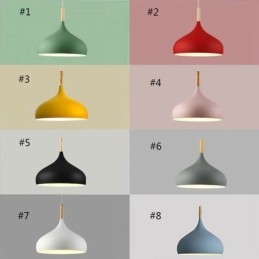 Moderní závěsné svítidlo hliníková makaronová lampa domácí nastavitelné světlo