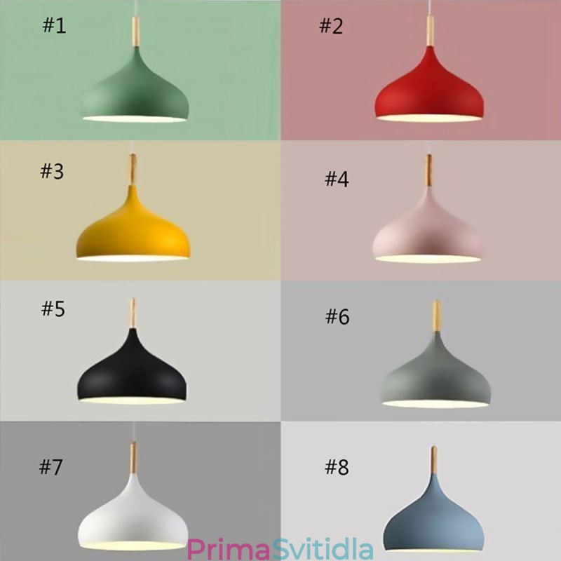 Moderní závěsné svítidlo hliníková makaronová lampa domácí nastavitelné světlo