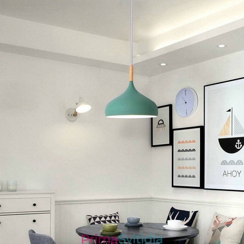 Moderní závěsné svítidlo hliníková makaronová lampa domácí nastavitelné světlo
