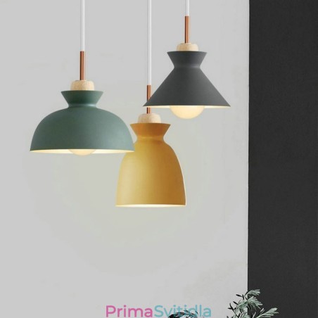 Závěsné světlo Nordic Metal Dome Macaron Colors Lamp Light Závěsné světlo Nordic Metal Dome Macaron Colors Lamp Light