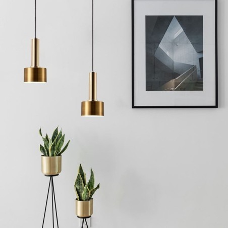 Moderní jednoduché závěsné světlo válcové lampy hliníkové osvětlení Moderní jednoduché závěsné světlo válcové lampy hliníkové osvětlení