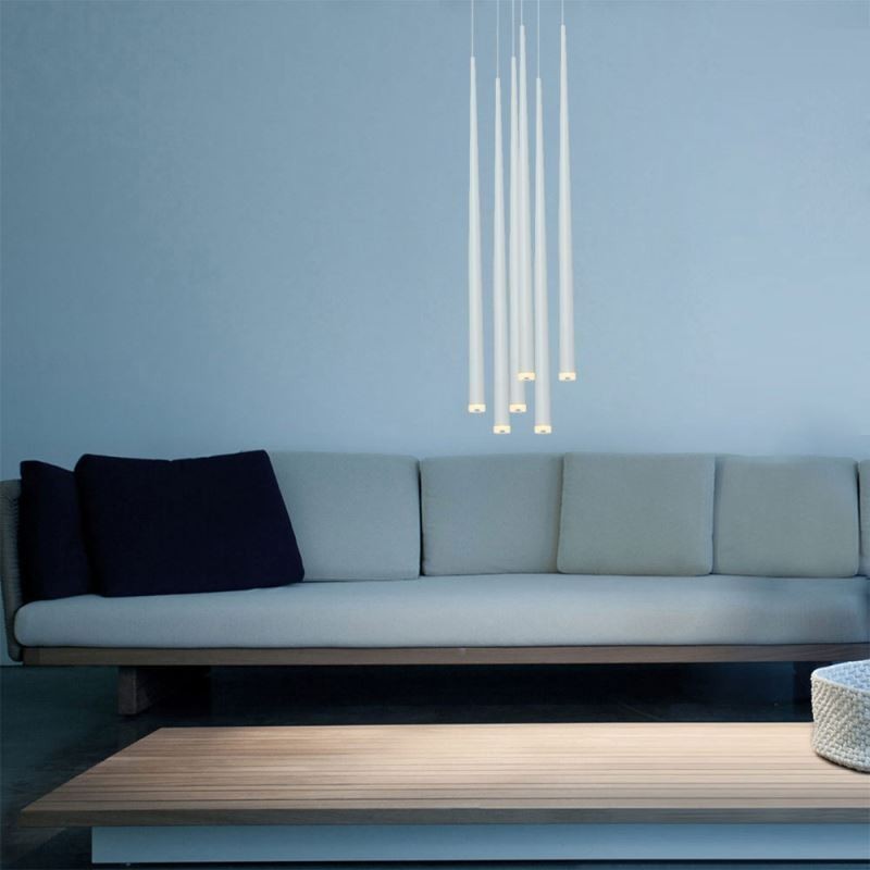 Moderní jednoduché závěsné světlo Tvar válce osvětlení Meteor Rain Lamp Light