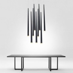 Současné závěsné světlo válcového tvaru lampa Meteor déšť osvětlení