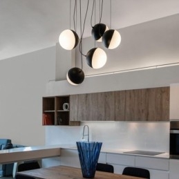Závěsné světlo Nordic Cluster Osvětlení lampy ve tvaru kreativního kruhu