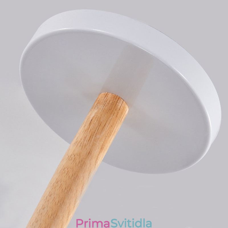 Kreativní dřevěný lustr Nordic Macaron Pendant Light
