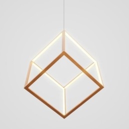 Postmoderní závěsné svítidlo Geometrické zlaté závěsné světlo