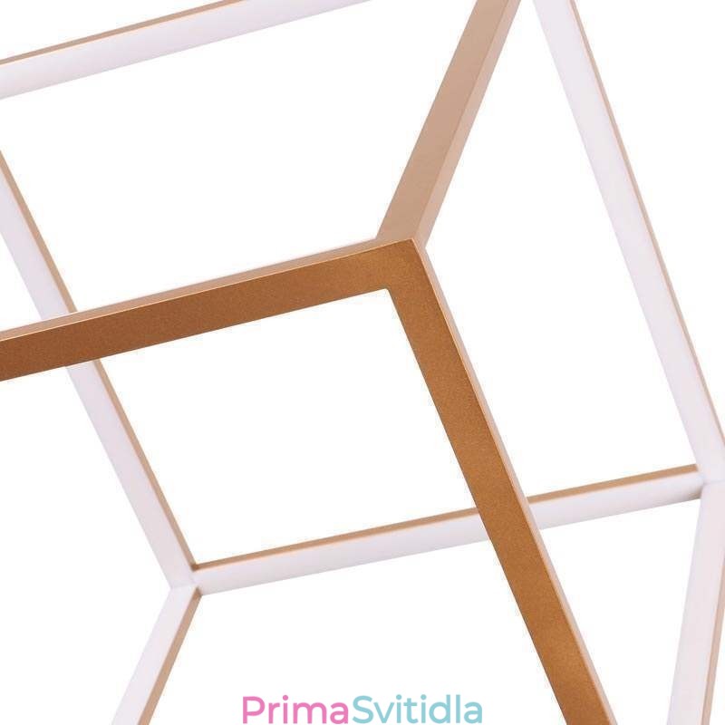 Postmoderní závěsné svítidlo Geometrické zlaté závěsné světlo