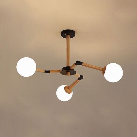 Kreativní dřevěné svítidlo s přívěskem Nordic Magic Bean Light Kreativní dřevěné svítidlo s přívěskem Nordic Magic Bean Light