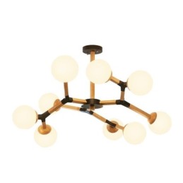 Kreativní dřevěné svítidlo s přívěskem Nordic Magic Bean Light