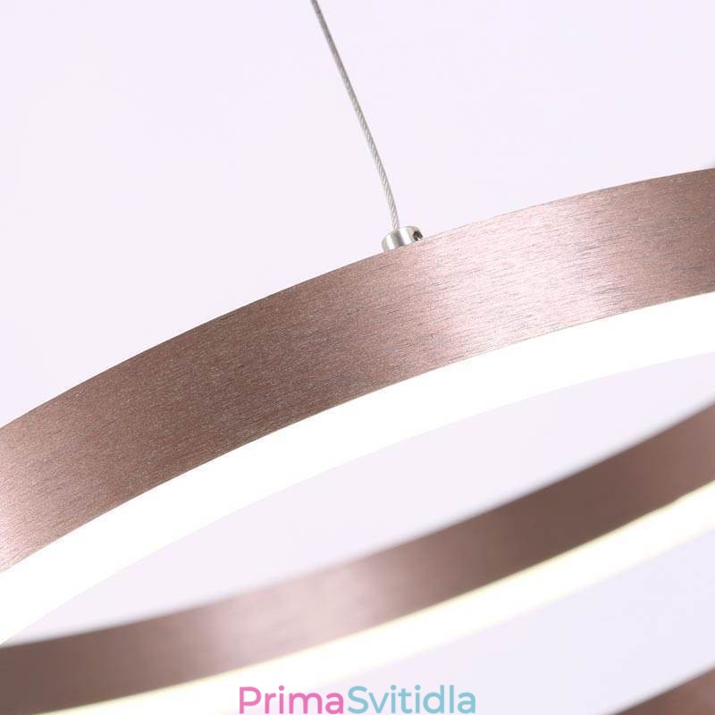 Závěsná lampa na kreslení Craft 3 kroužky 80+60+40cm