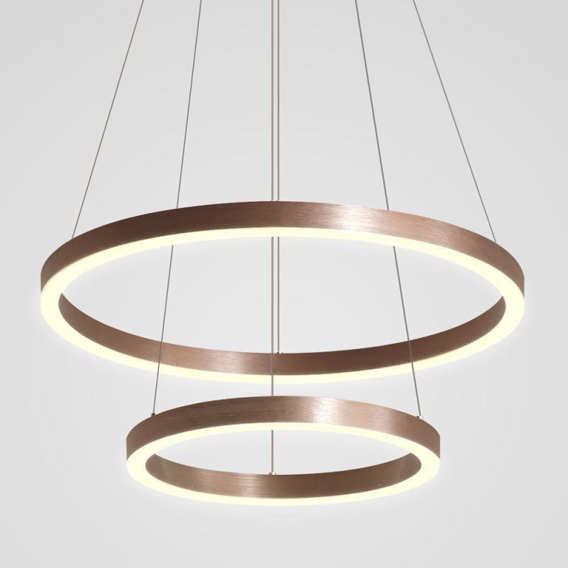 Přívěsek Light Drawing Craft 2 rings Lamp 60+40cm