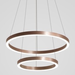 Přívěsek Light Drawing Craft 2 rings Lamp 60+40cm