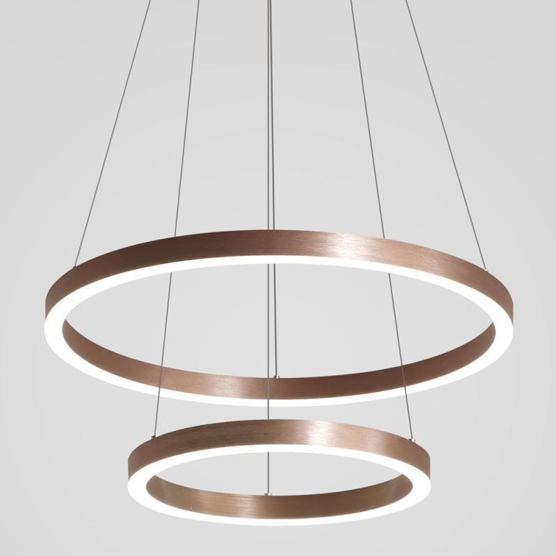 Přívěsek Light Drawing Craft 2 rings Lamp 60+40cm