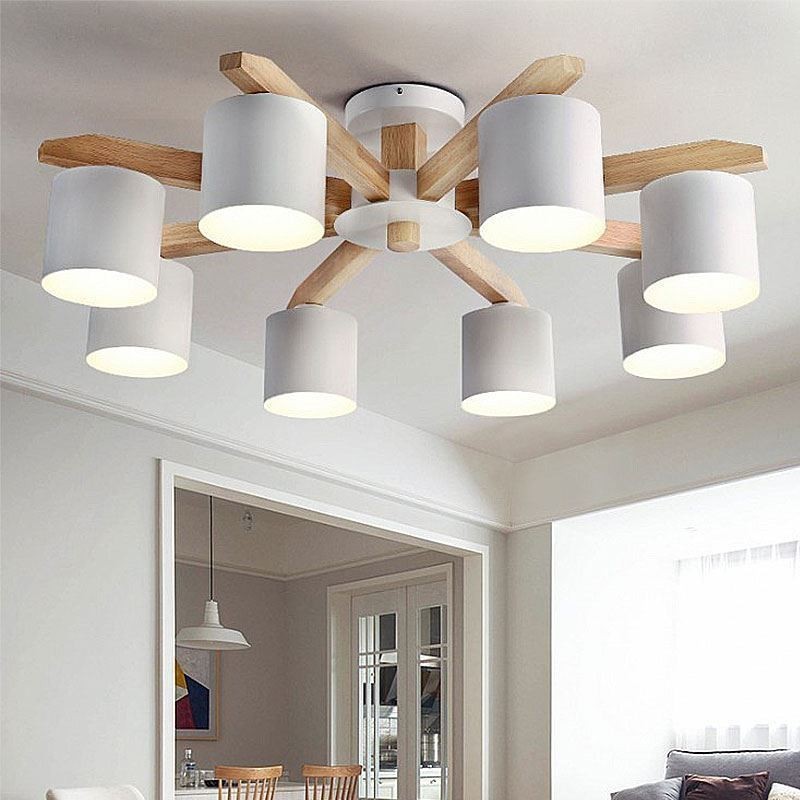 Závěsné svítidlo Nordic Log Macaron Light Fitting