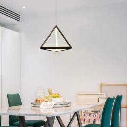Postmoderní závěsné světlo s geometrickým trojúhelníkem osvětlení kreativní lampy