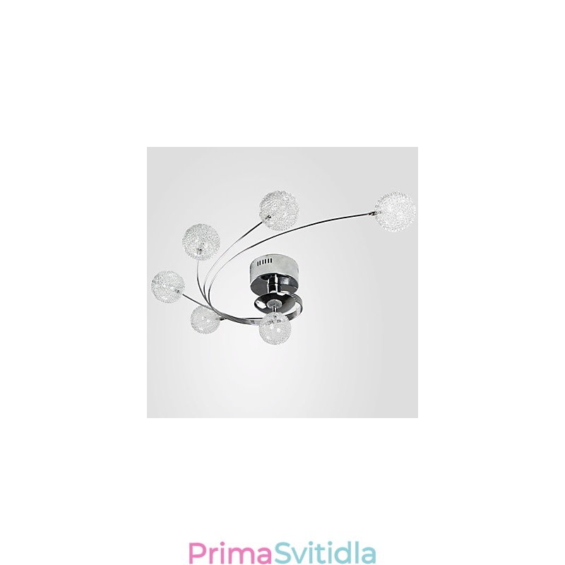Stropní svítidlo Moderní obývací žárovky včetně 6 světel