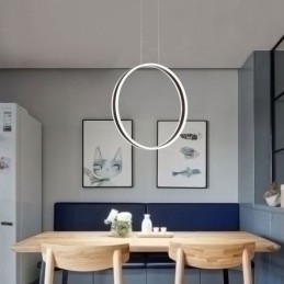 Nordic Pendant Light Akrylový prsten ve tvaru přívěsku Light
