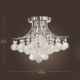 Lustr Modern Crystal 3 Lights