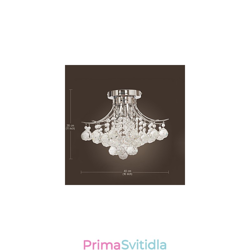 Lustr Modern Crystal 3 Lights
