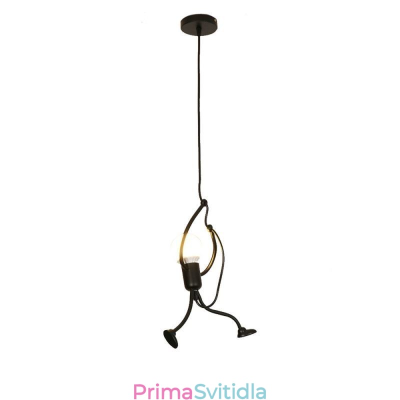 Moderní jednoduché závěsné světlo Little Man Shape Lamp Creative Light