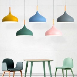 Moderní závěsné svítidlo hliníková makaronová lampa domácí nastavitelné světlo