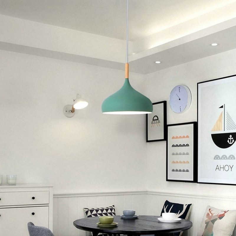 Moderní závěsné svítidlo hliníková makaronová lampa domácí nastavitelné světlo