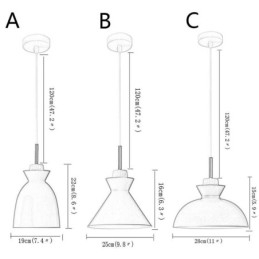Závěsné světlo Nordic Metal Dome Macaron Colors Lamp Light