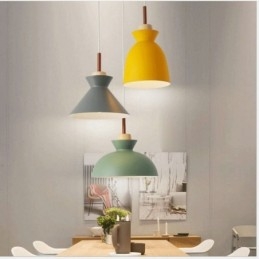 Závěsné světlo Nordic Metal Dome Macaron Colors Lamp Light
