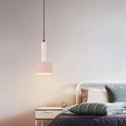 Moderní jednoduché závěsné světlo válcové lampy hliníkové osvětlení