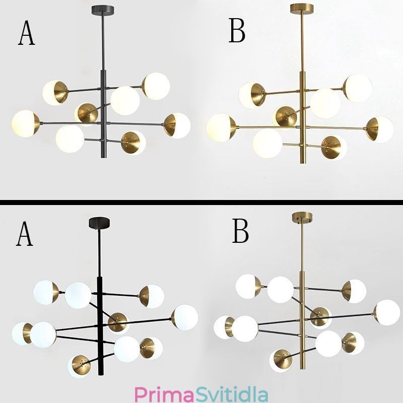 Současná závěsná lampa Magic Bean Lustrová lampa Sputnik