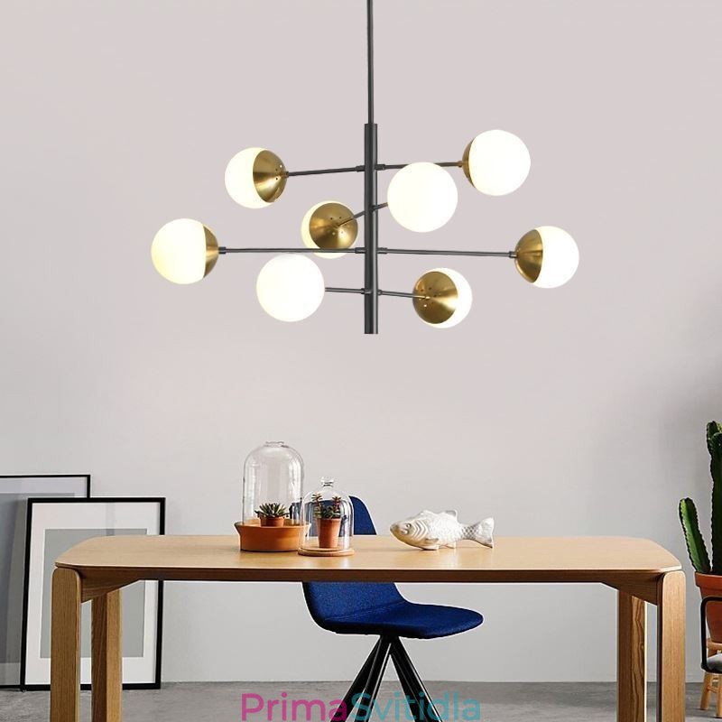 Současná závěsná lampa Magic Bean Lustrová lampa Sputnik