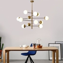 Současná závěsná lampa Magic Bean Lustrová lampa Sputnik