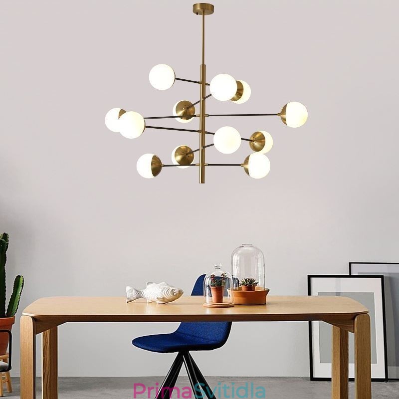 Současná závěsná lampa Magic Bean Lustrová lampa Sputnik