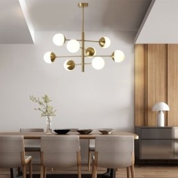 Současná závěsná lampa Magic Bean Lustrová lampa Sputnik