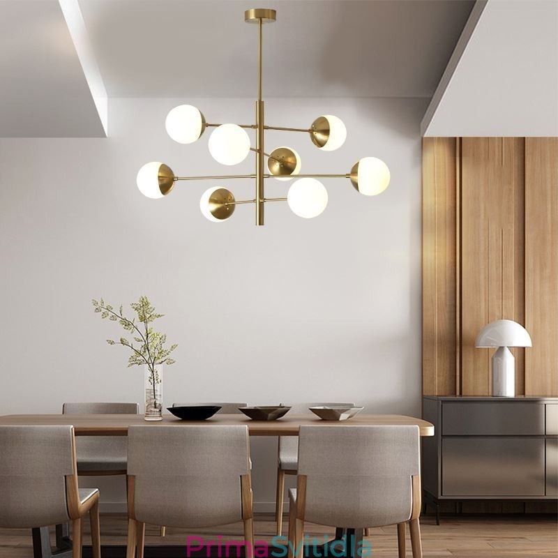 Současná závěsná lampa Magic Bean Lustrová lampa Sputnik