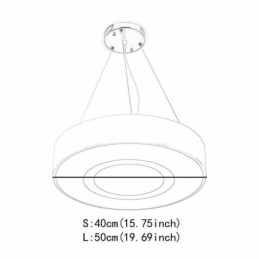 Moderní jedinečné závěsné světlo kulatá lampa Jednoduché teplé osvětlení