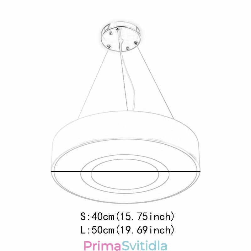 Moderní jedinečné závěsné světlo kulatá lampa Jednoduché teplé osvětlení