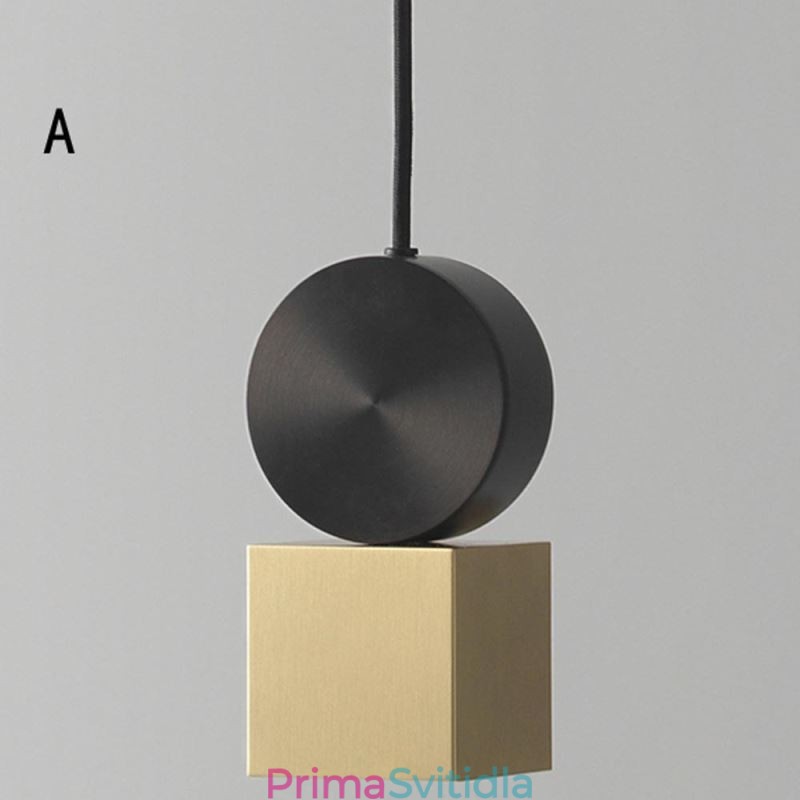 Moderní závěsné svítidlo Nordic Akrylová lampa Geometry Lighting Light