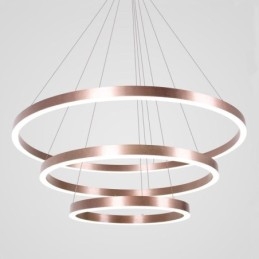 Závěsná lampa na kreslení Craft 3 kroužky 80+60+40cm