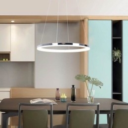 Moderní závěsné svítidlo akrylové kruhové svítidlo 40 cm