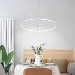 Moderní závěsná kruhová lampa 60cm 80cm