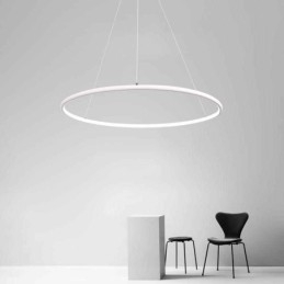 Moderní závěsná kruhová lampa 60cm 80cm