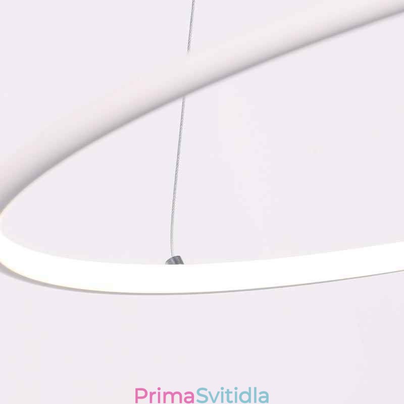 Moderní závěsná kruhová lampa 60cm 80cm