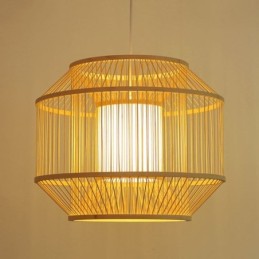 Lucerna Bambusové závěsné světlo Kreativní japonské závěsné světlo